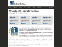 Tablet Screenshot of afmquartet.org